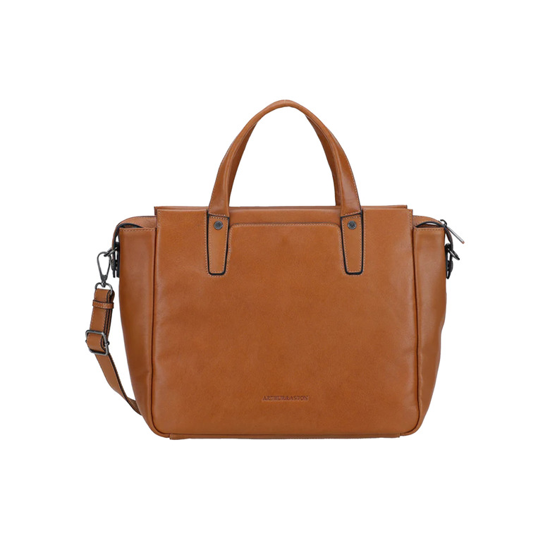 Arthur & Aston briefcase brown