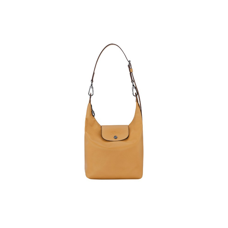Longchamp sac porté épaule camel
