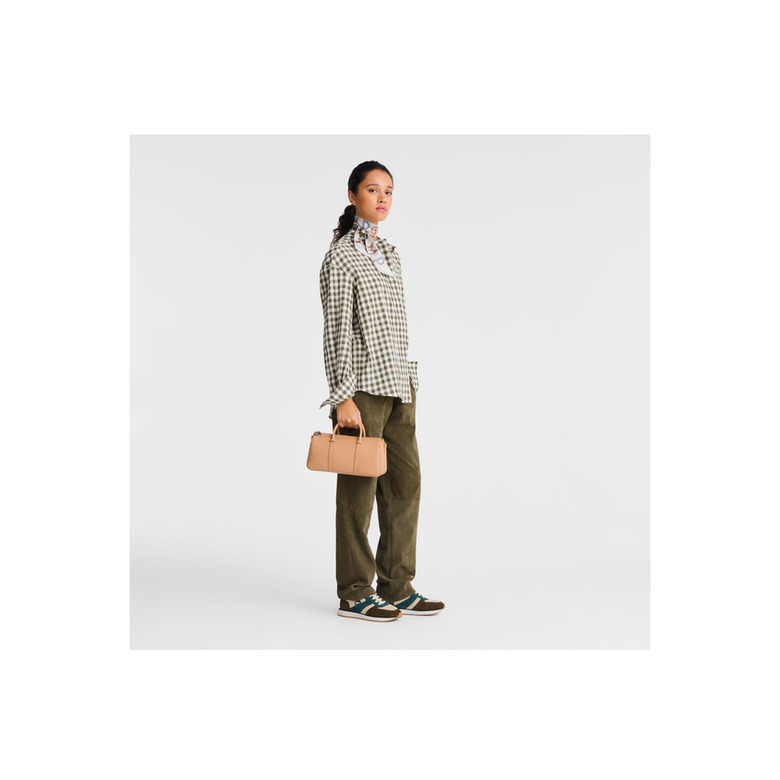 Longchamp handbag lightbrown 5
