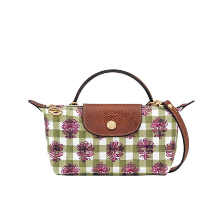Longchamp sac à main vert