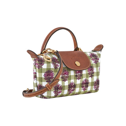 Longchamp sac à main vert