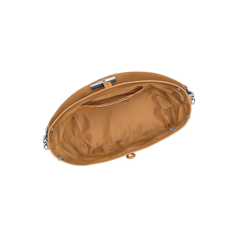 Longchamp sac porté épaule brun 4