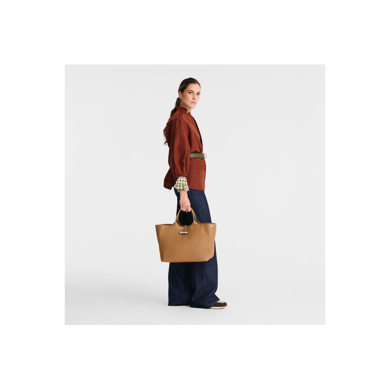 Longchamp sac à main brun 5