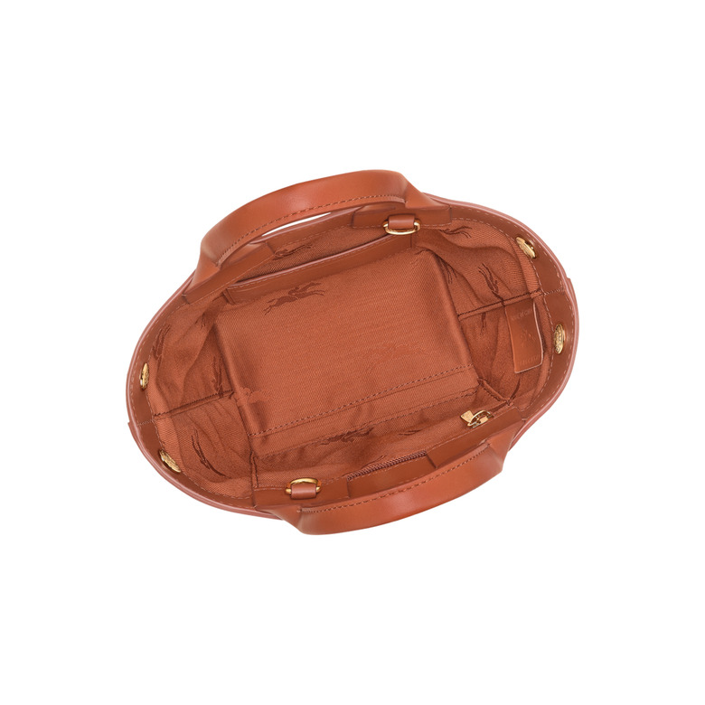 Longchamp handbag brown 4