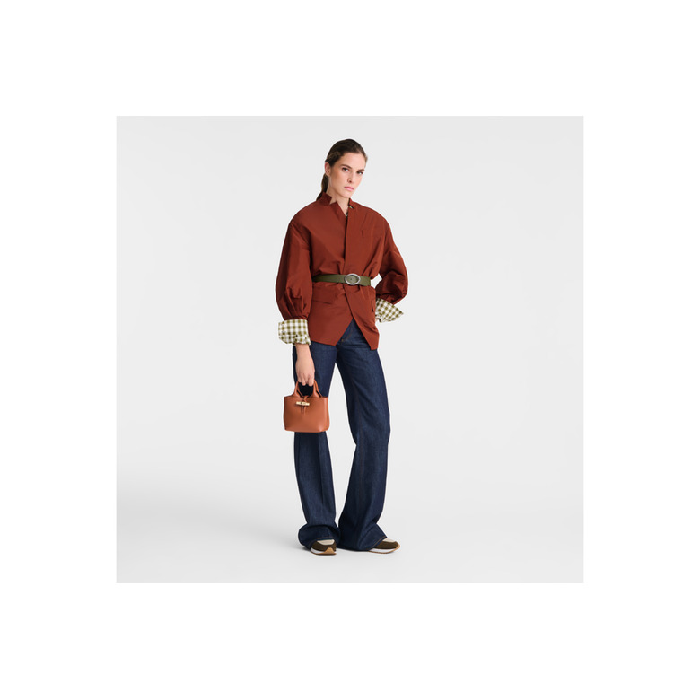 Longchamp handbag brown 5