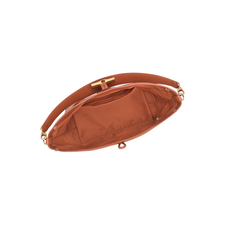 Longchamp sac porté épaule brun 4
