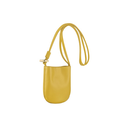 Longchamp sac bandoulière jaune
