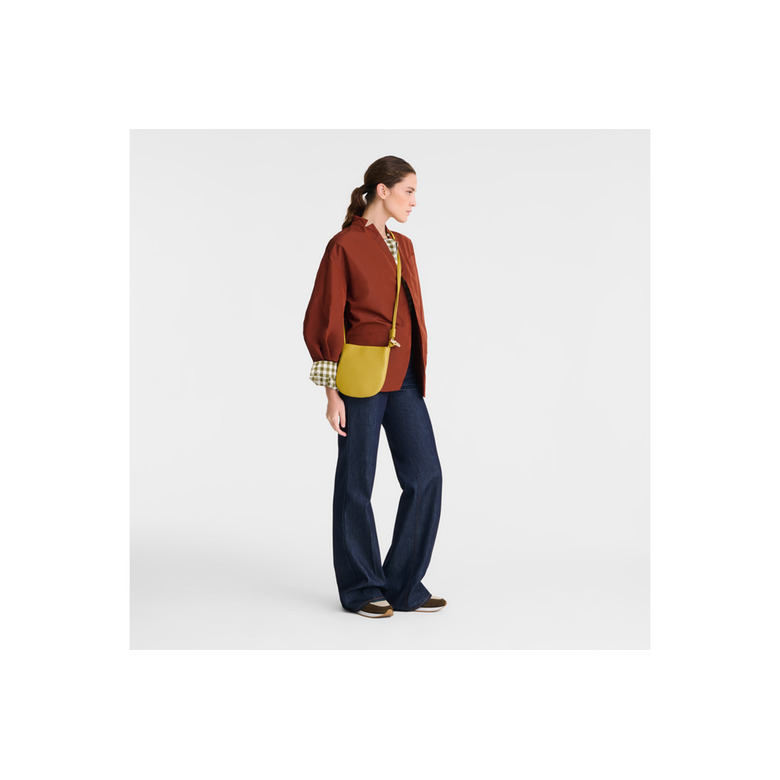 Longchamp crossbody yellow 4
