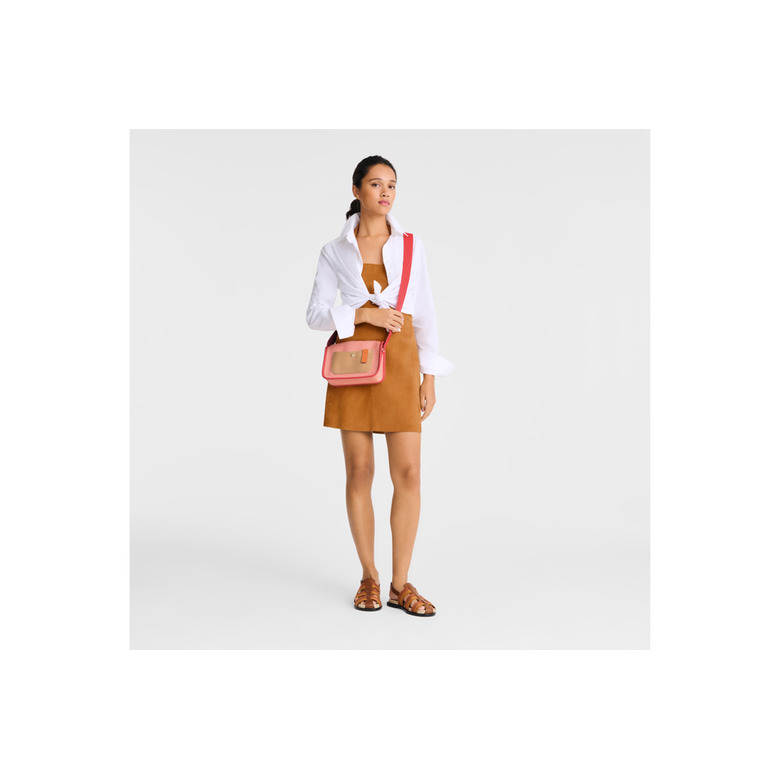 Longchamp umhängetasche rot 4