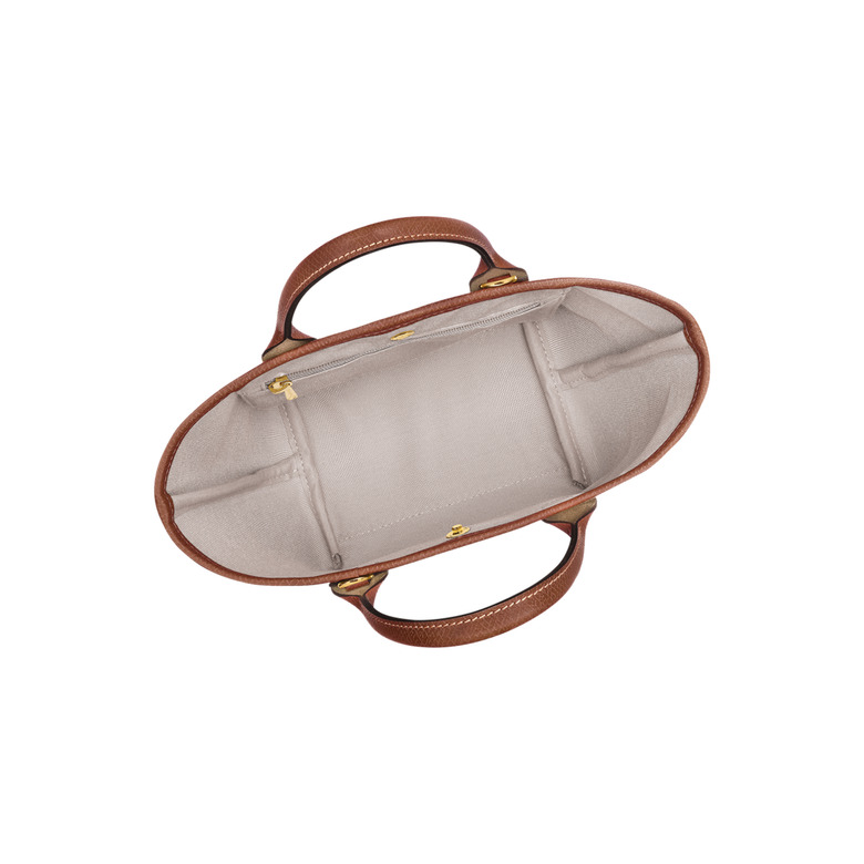 Longchamp handtas bruin 4