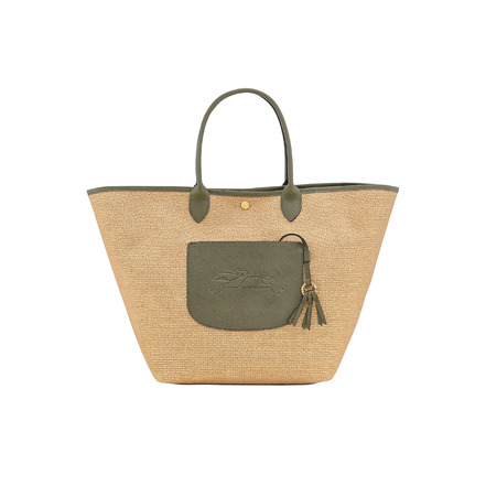 Longchamp sac porté épaule vert