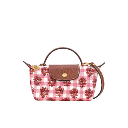 Longchamp sac à main rose