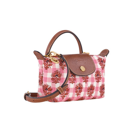 Longchamp sac à main rose