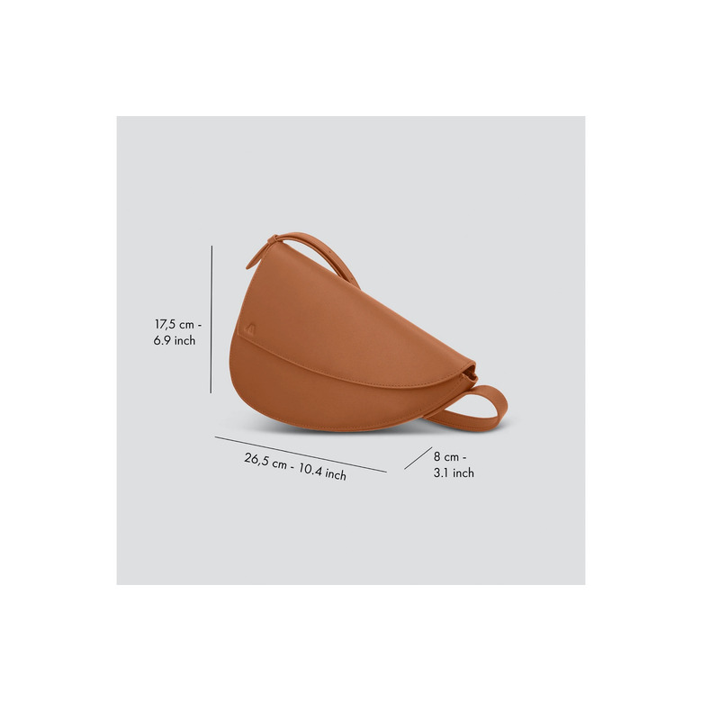 Kaai crossbody cognac 3