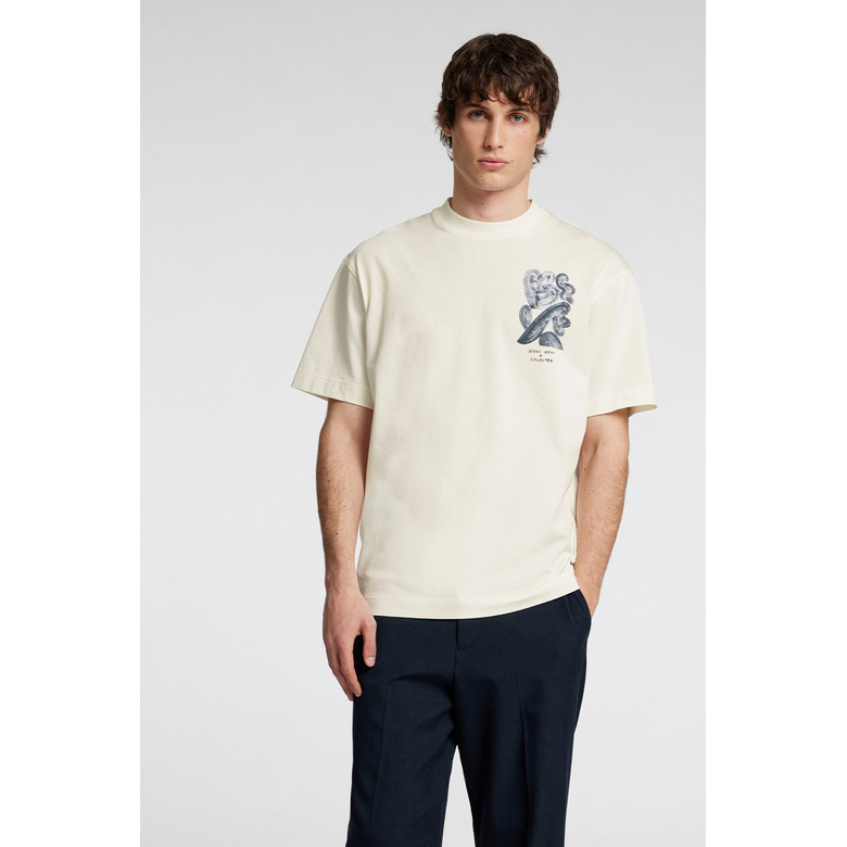 Selected Homme t-shirt ecru 2
