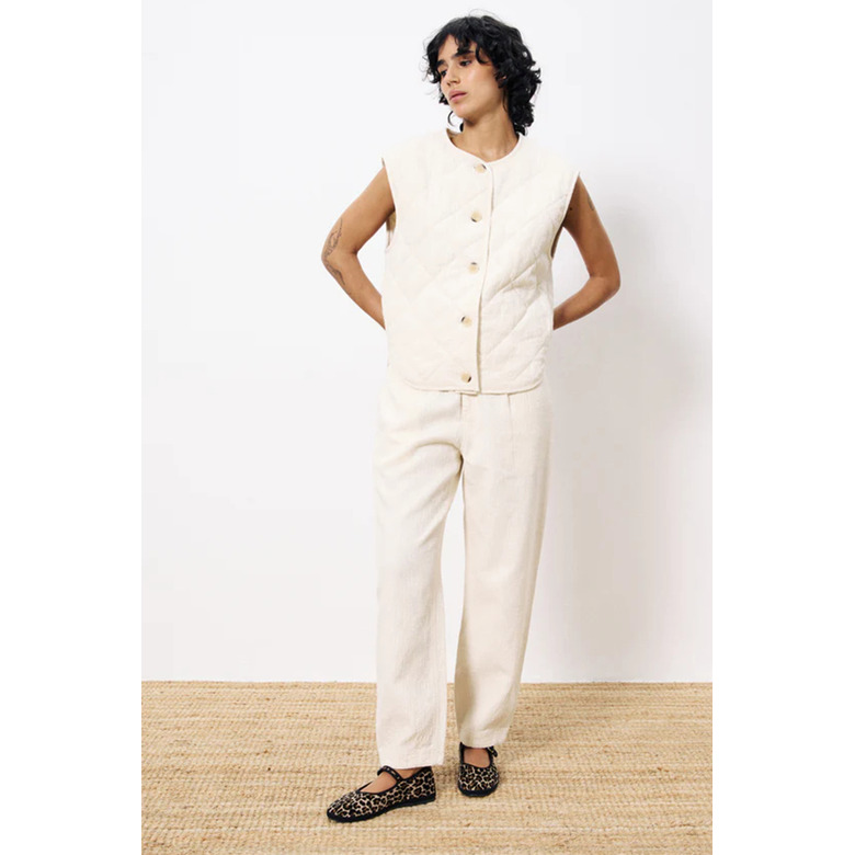 Frnch cardigan ecru 2