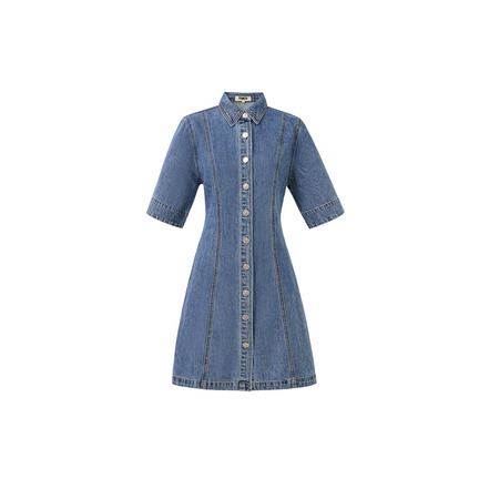 Frnch jurk blauw