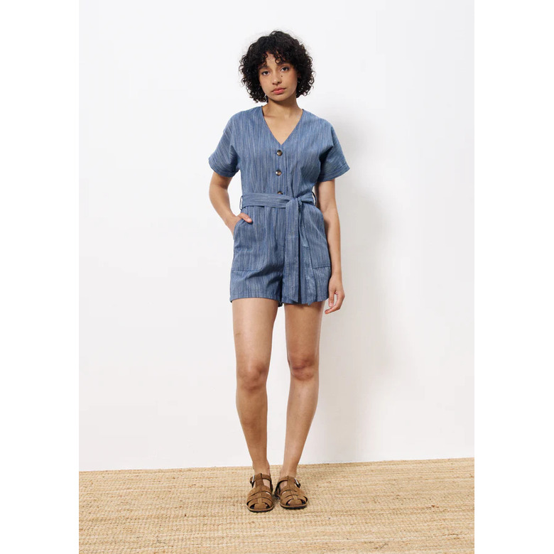 Frnch jumpsuit blauw 2