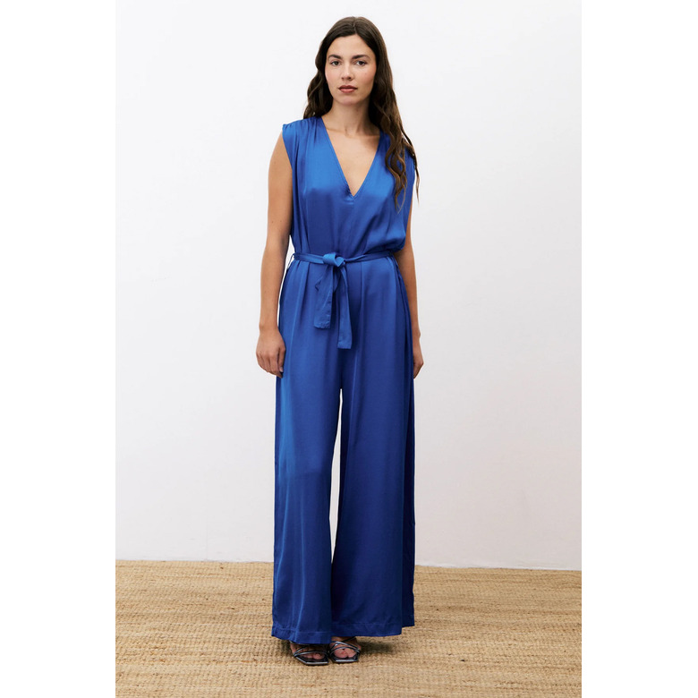 Frnch jumpsuit blauw 2