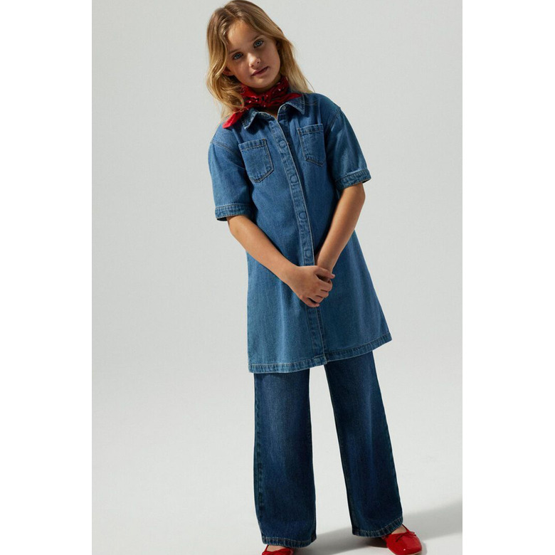 Name It Meisjes kleid jeans 2