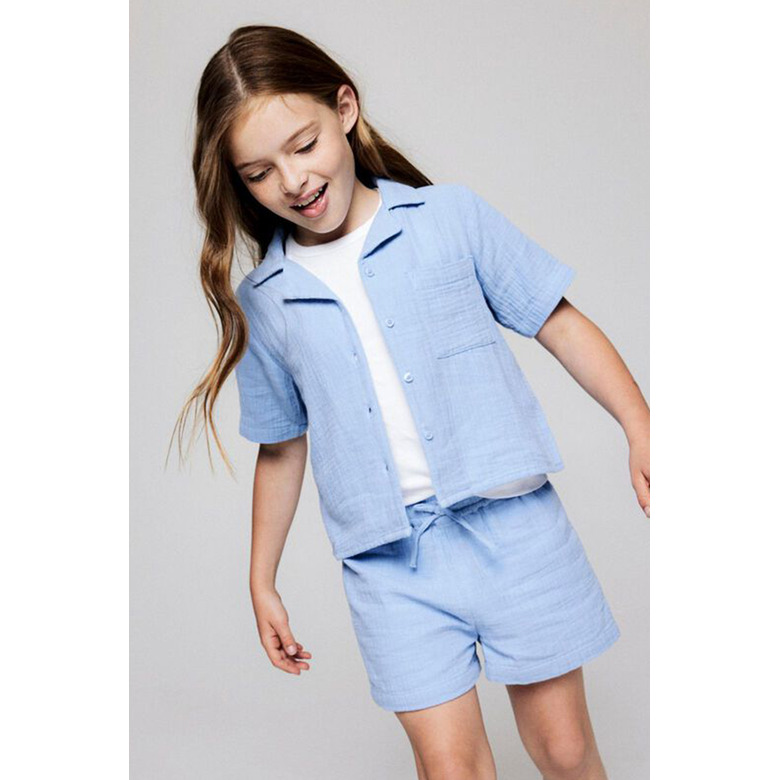 Name It Meisjes bluse blau 2