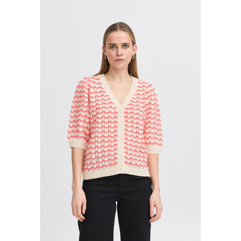 Ichi cardigan pink 2