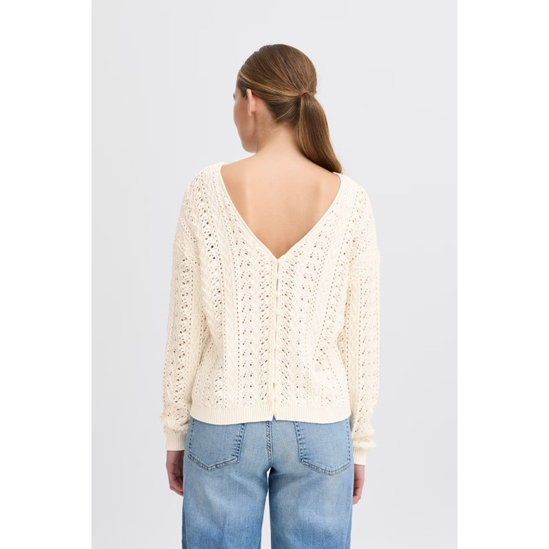 Ichi sweater lightbrown 3