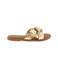 Tango thong slippers gold 1