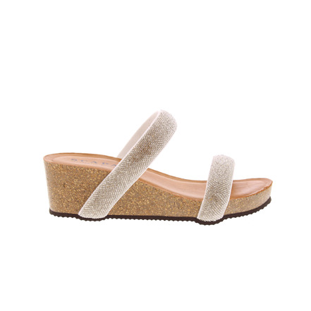Scapa thong slippers silver