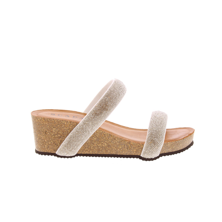 Scapa thong slippers silver