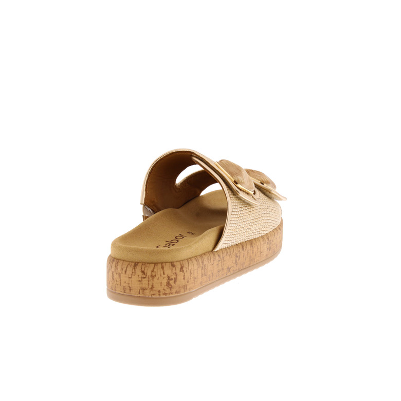 Gabor thong slippers lightbrown 4