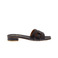 Vincent Vega slippers zwart