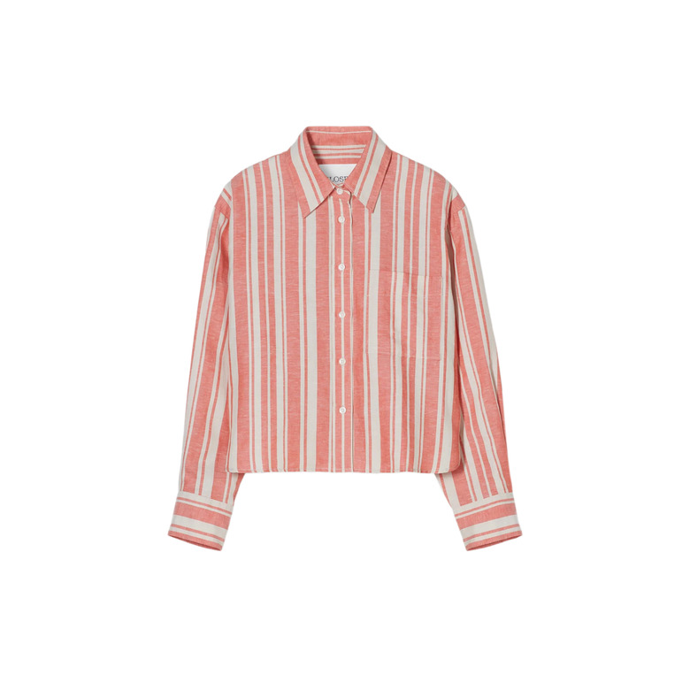 Closed blouse rood 1