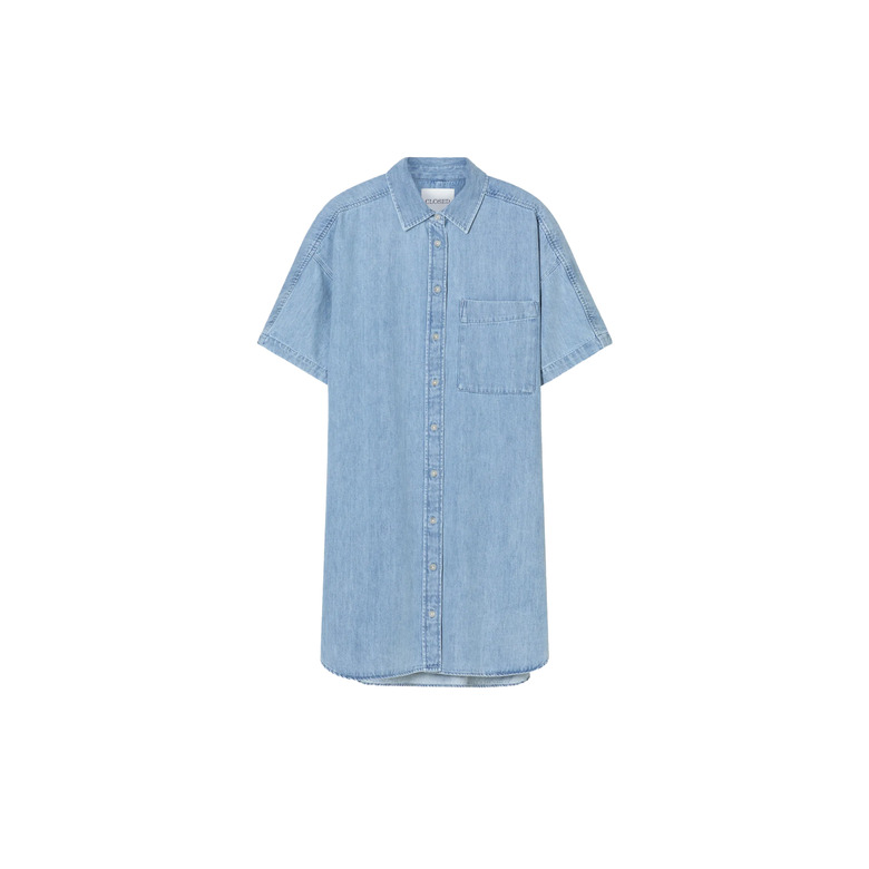 Closed jurk blauw