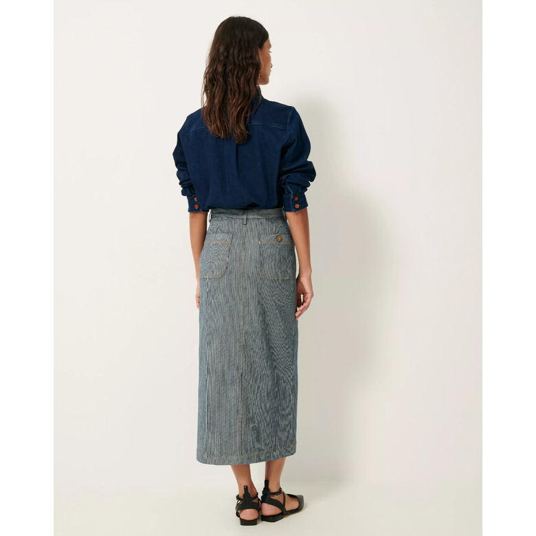 Sessun rok blauw 3