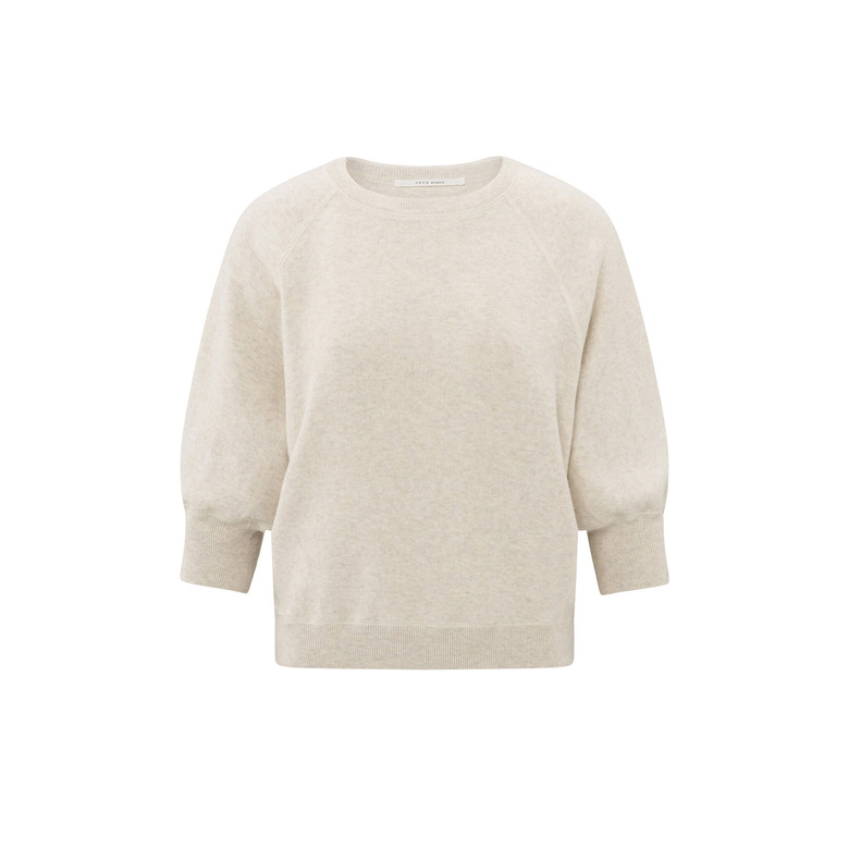 Yaya sweater lightbrown 1