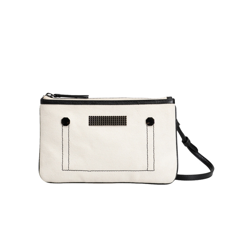 Clio Goldbrenner crossbody ecru 1