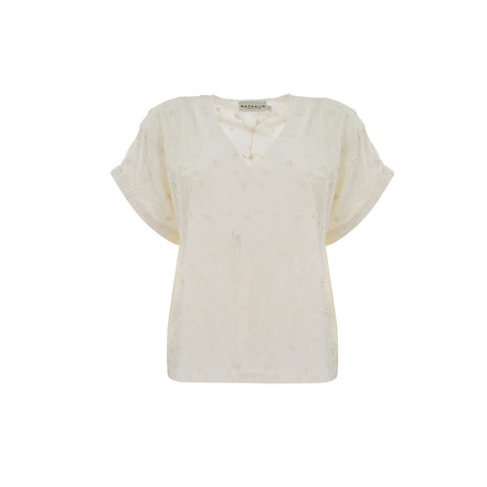 Nathalie Vleeschouwer blouse ecru