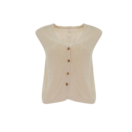 Yerse strickjacke beige