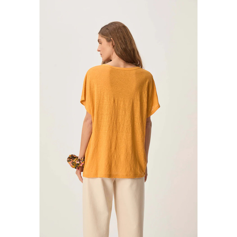 Des Petits Hauts t-shirt geel 3