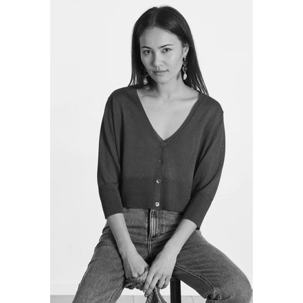 La Fee Maraboutee cardigan camel
