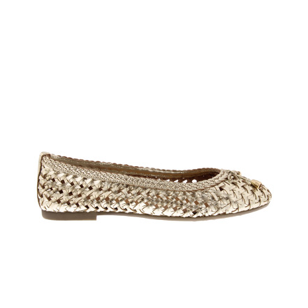 5pm ballerinas gold