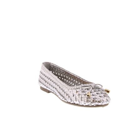 5pm ballerinas silver