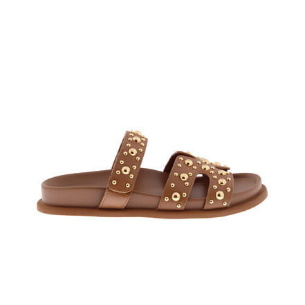 Tosca Blu thong slippers cognac