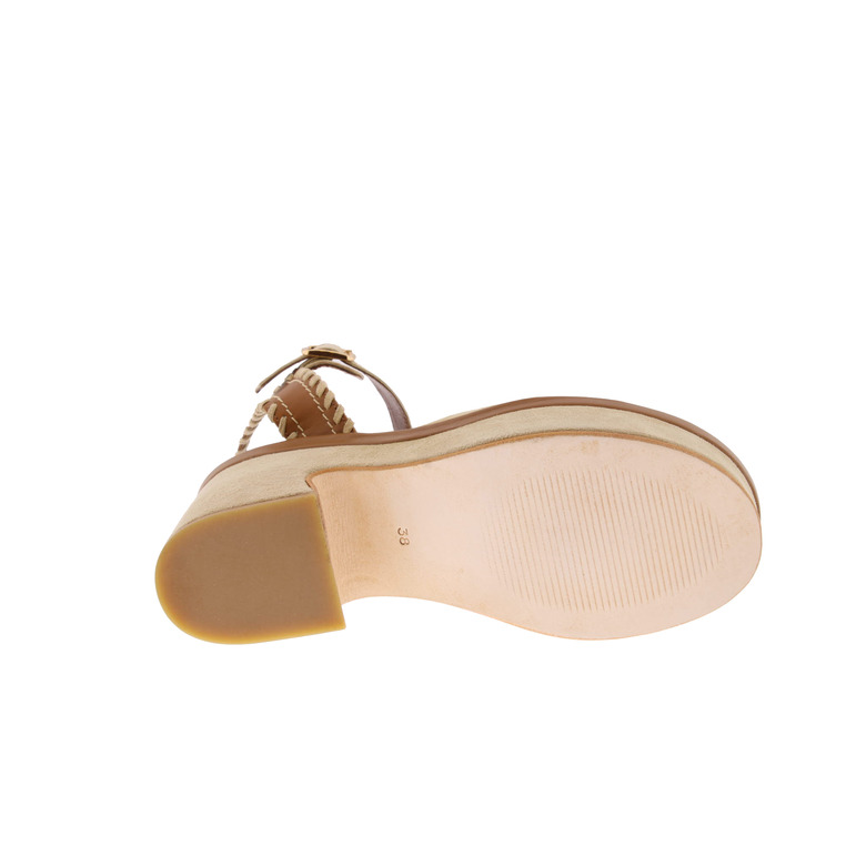 Janet & Janet sandals lightbrown 5