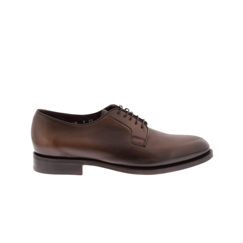 Santoni lace shoes brown 1