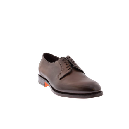 Santoni lace shoes brown