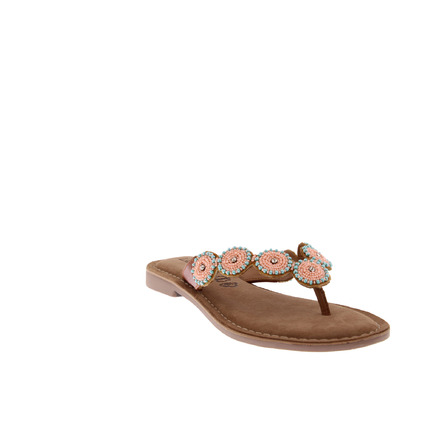 Lazamani thong slippers multicolor