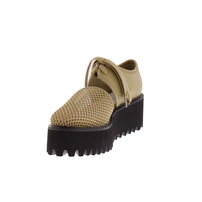 All Black veterschoenen taupe 3