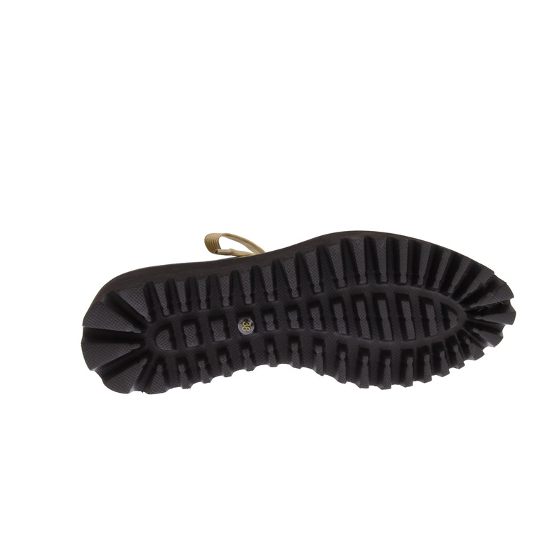 All Black veterschoenen taupe 5